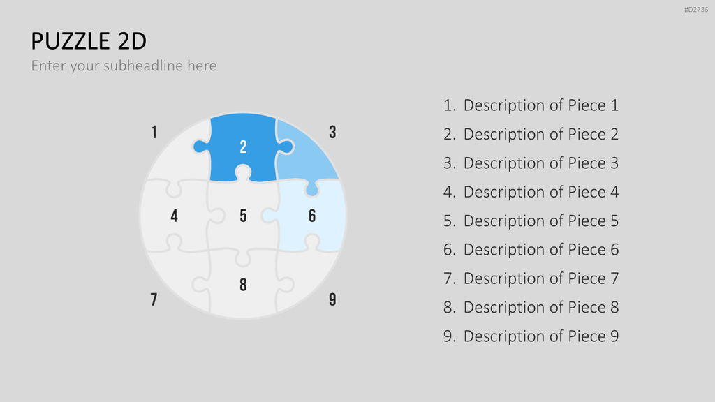 Puzzle - Toolbox 2D PowerPoint-Vorlage