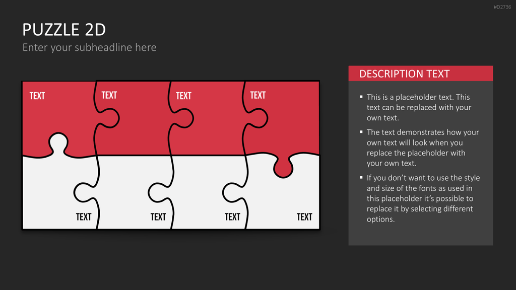 Puzzle - Toolbox 2D PowerPoint-Vorlage