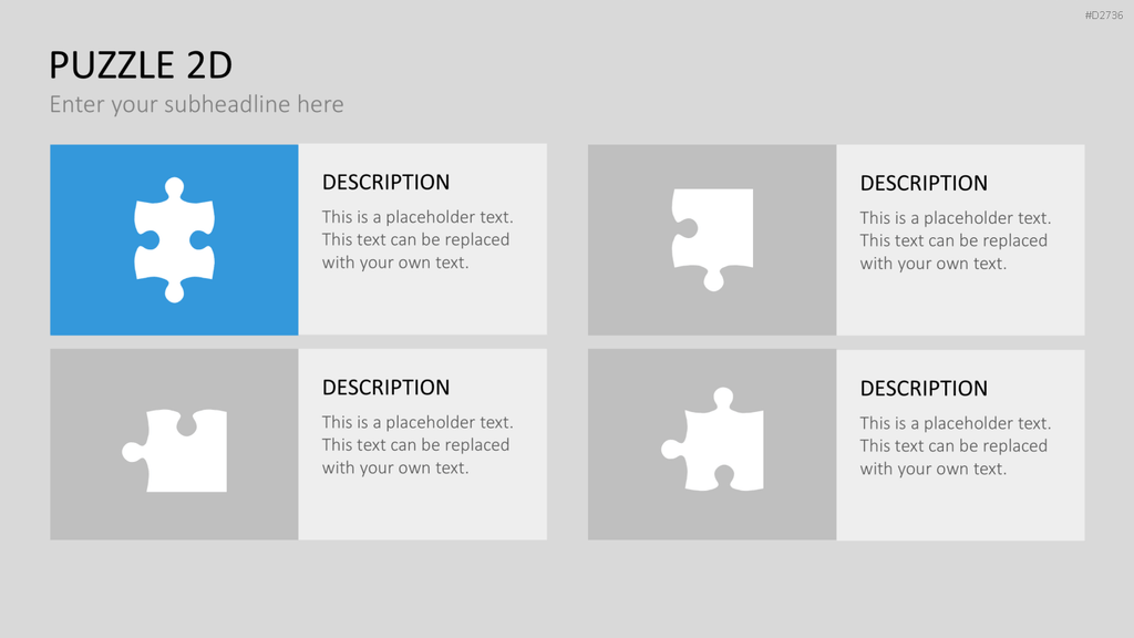 Puzzle - Toolbox 2D PowerPoint-Vorlage