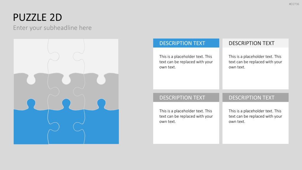 Puzzle - Toolbox 2D PowerPoint-Vorlage