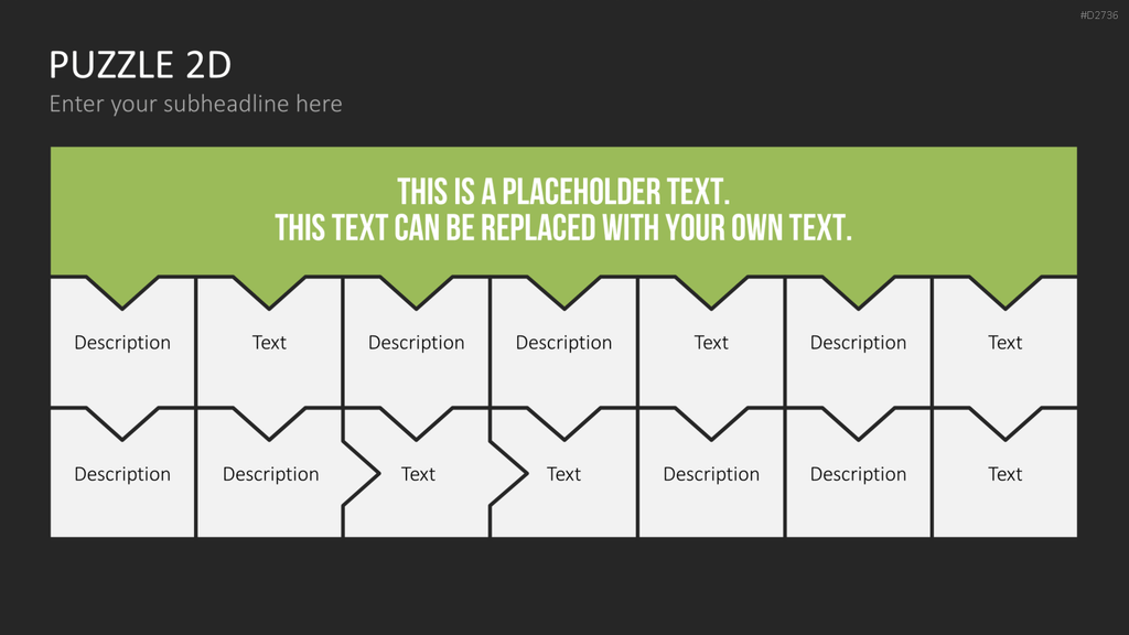 Puzzle - Toolbox 2D PowerPoint-Vorlage