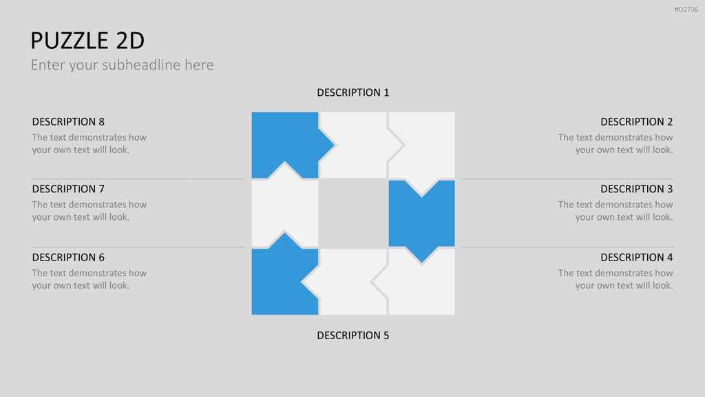 Puzzle - Toolbox 2D PowerPoint-Vorlage
