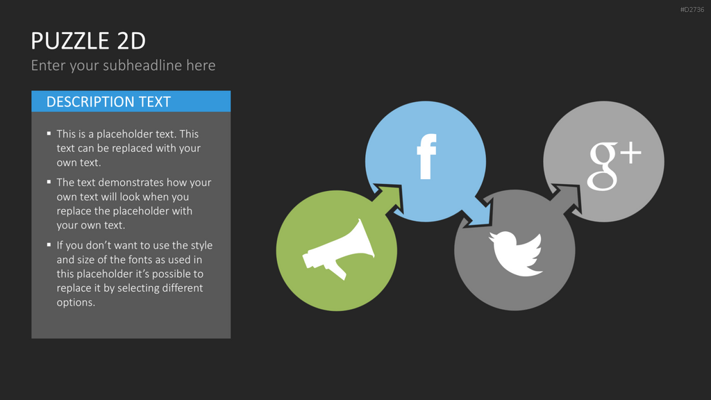 Puzzle - Toolbox 2D PowerPoint-Vorlage