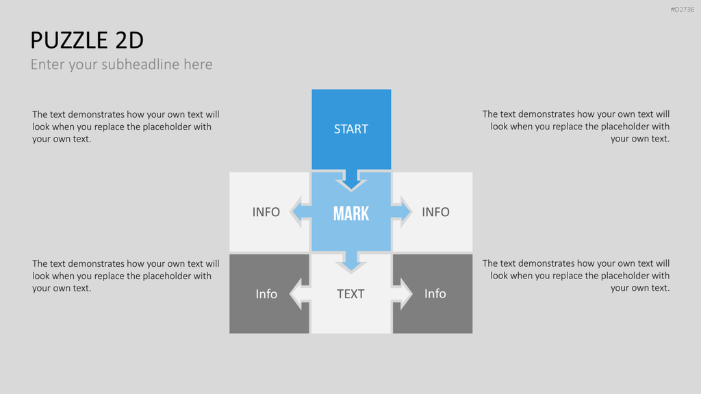 Puzzle - Toolbox 2D PowerPoint-Vorlage