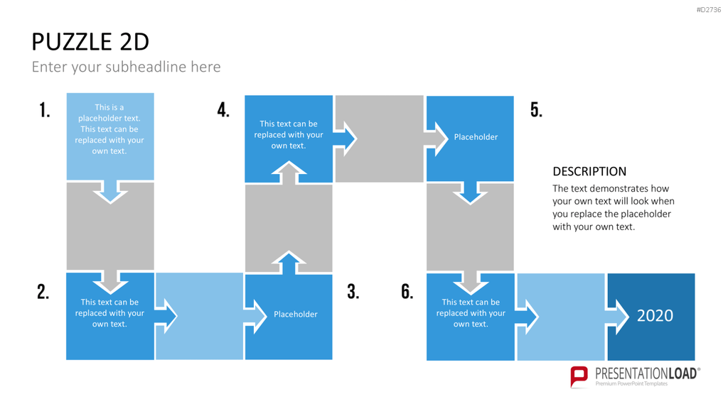 Puzzle - Toolbox 2D PowerPoint-Vorlage