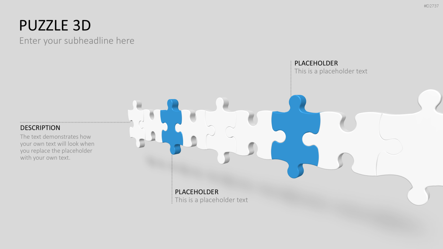 Puzzle - Toolbox 3D PowerPoint-Vorlage