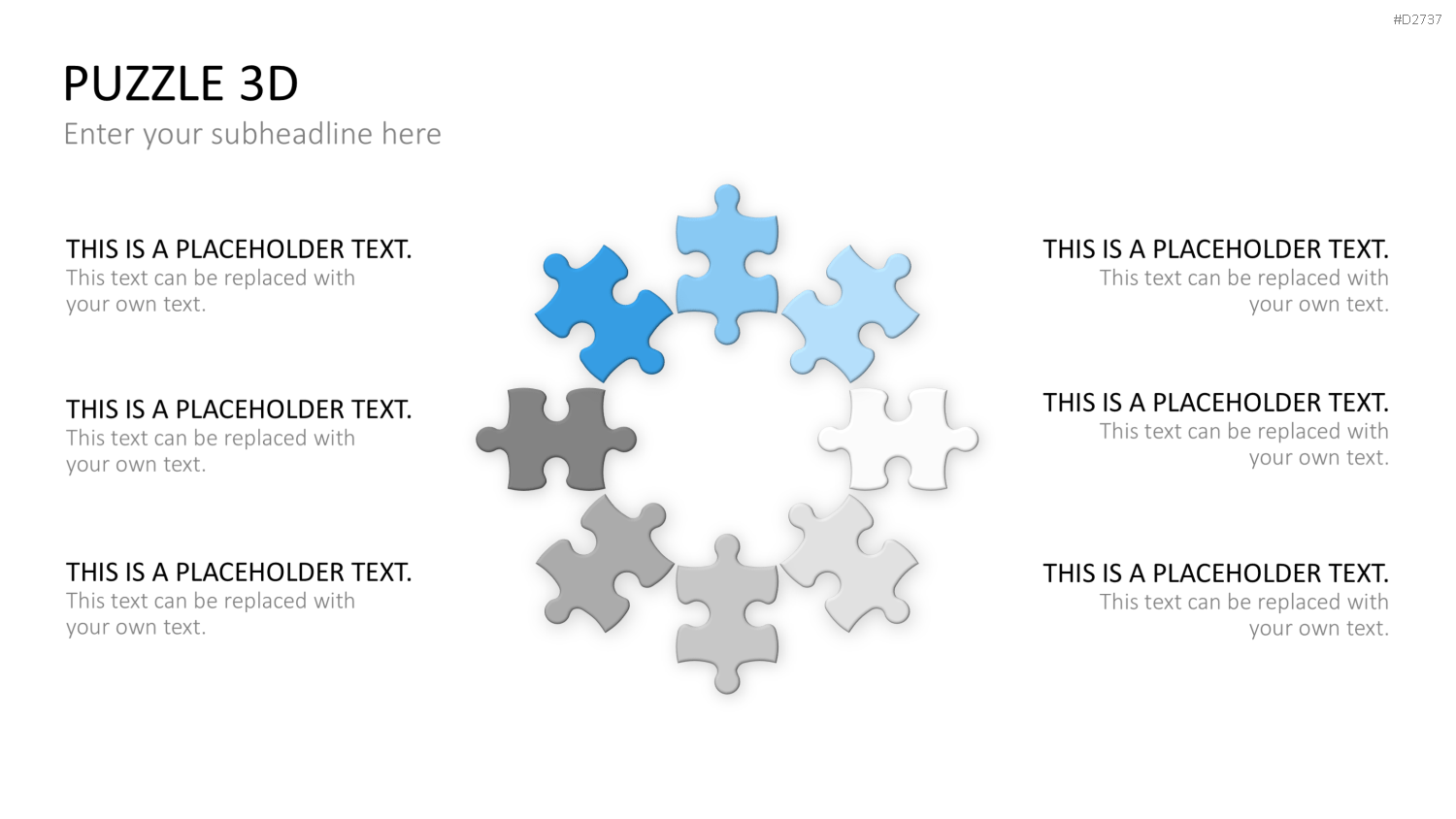 Puzzle - Toolbox 3D PowerPoint-Vorlage
