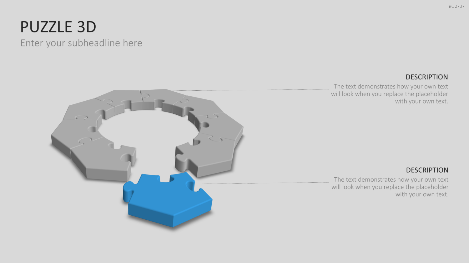 Puzzle - Toolbox 3D PowerPoint-Vorlage
