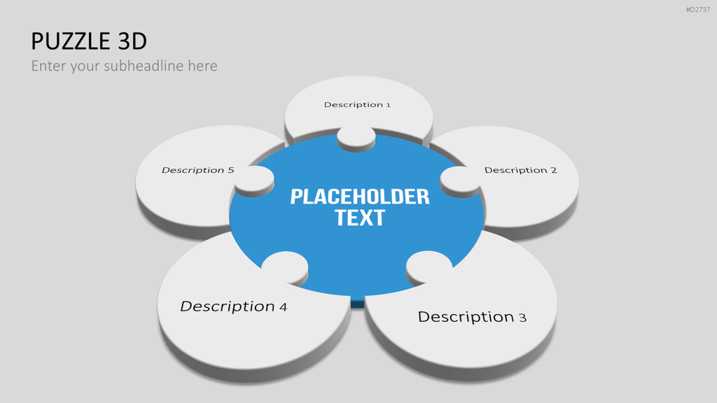 Puzzle - Toolbox 3D PowerPoint-Vorlage