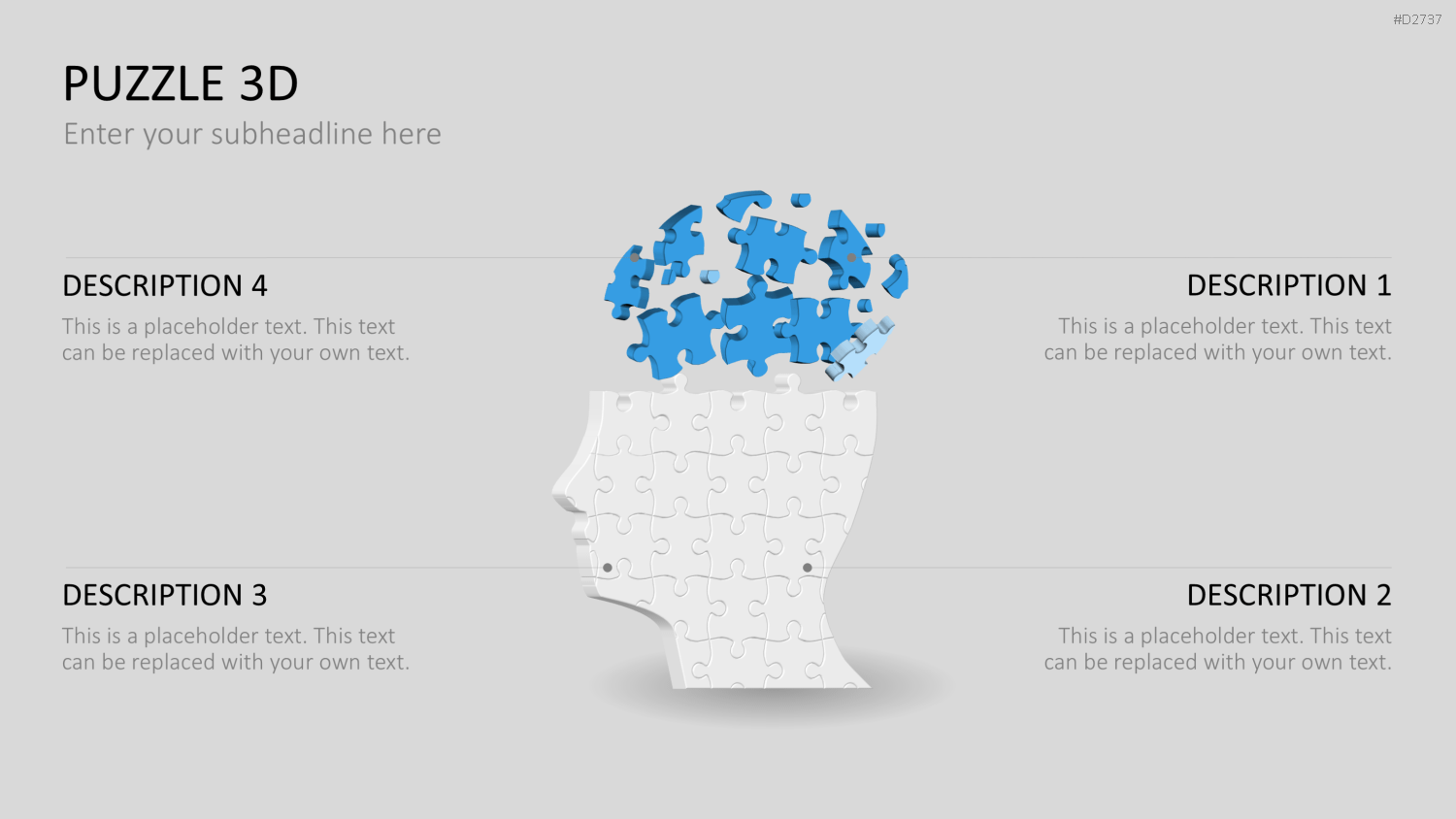 Puzzle - Toolbox 3D PowerPoint-Vorlage