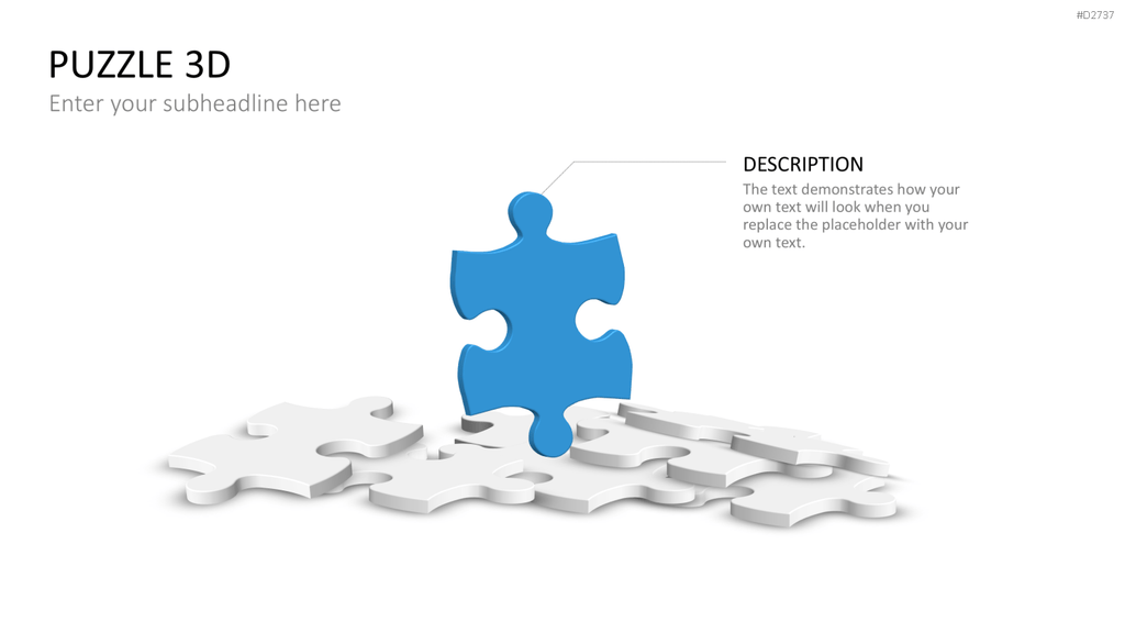 Puzzle - Toolbox 3D PowerPoint-Vorlage