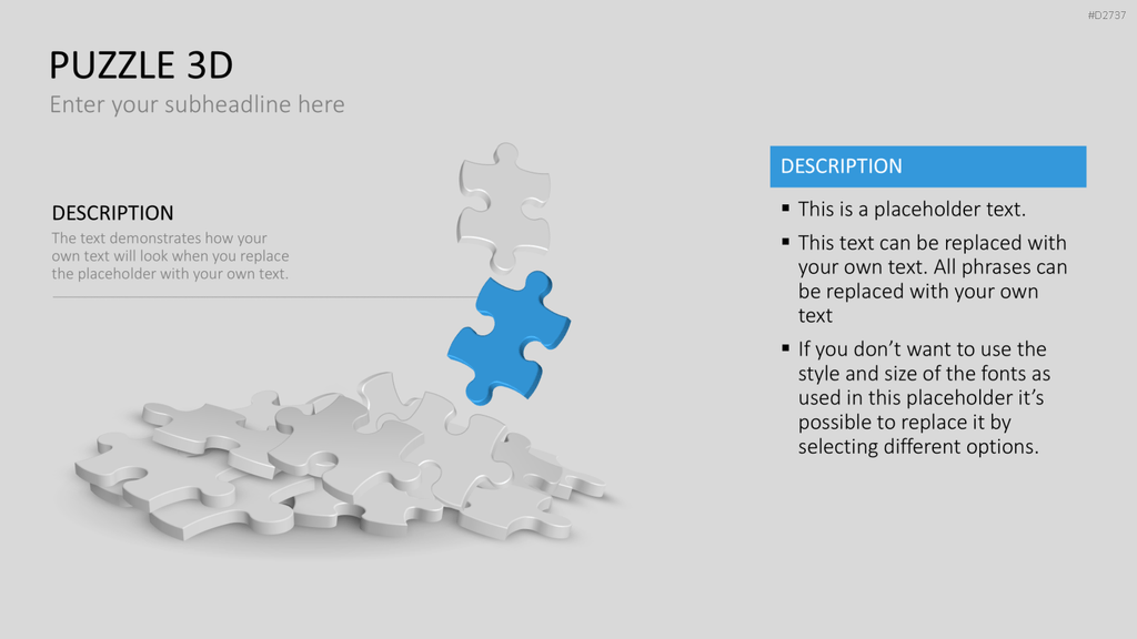 Puzzle - Toolbox 3D PowerPoint-Vorlage