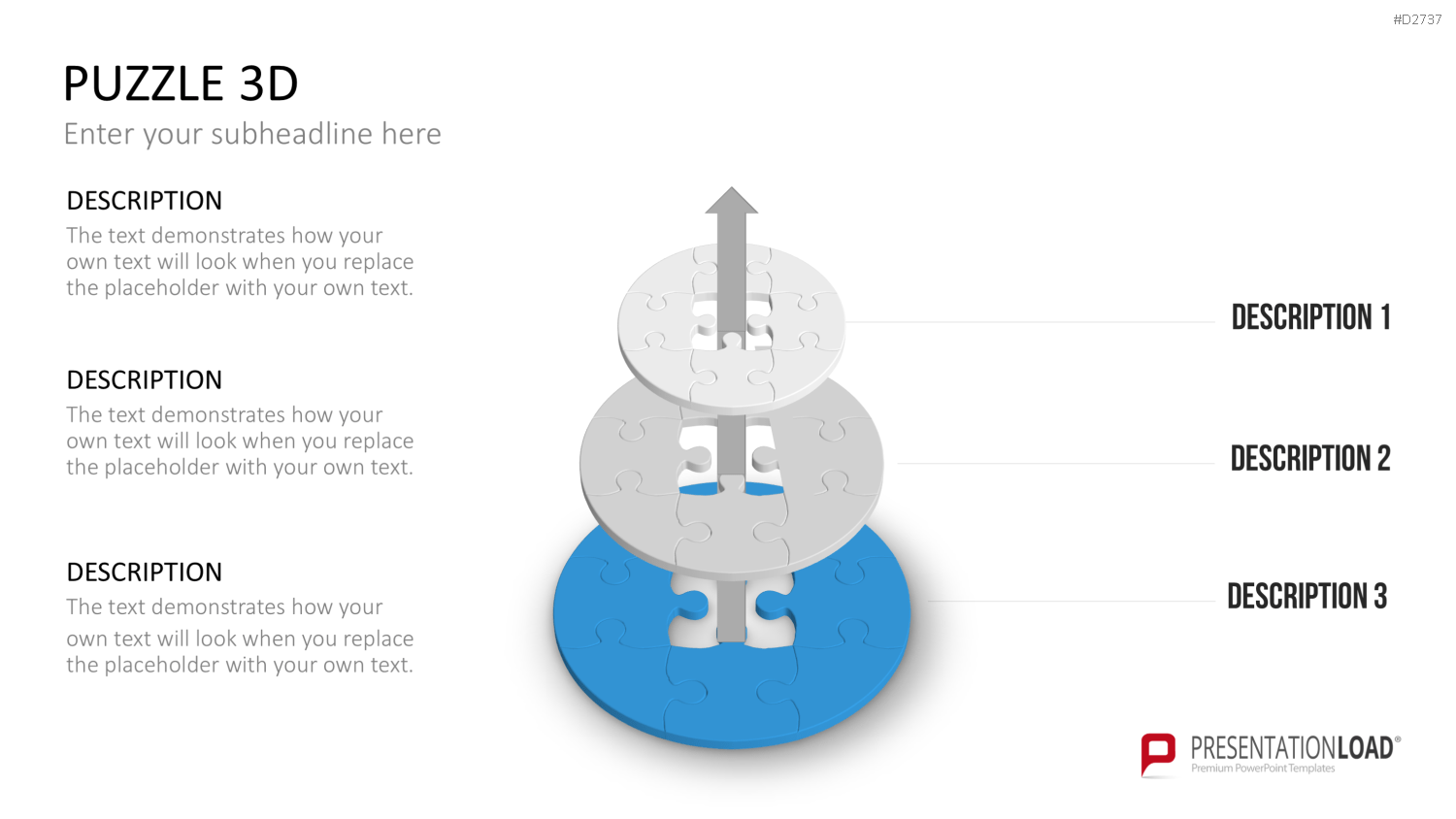 Puzzle - Toolbox 3D PowerPoint-Vorlage