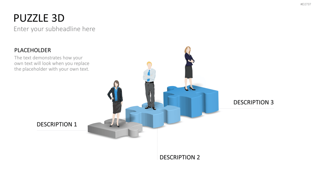 Puzzle - Toolbox 3D PowerPoint-Vorlage