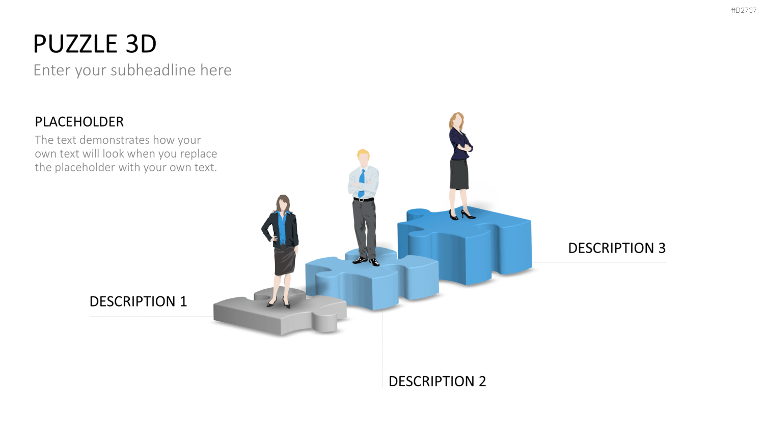 Puzzle - Toolbox 3D PowerPoint-Vorlage