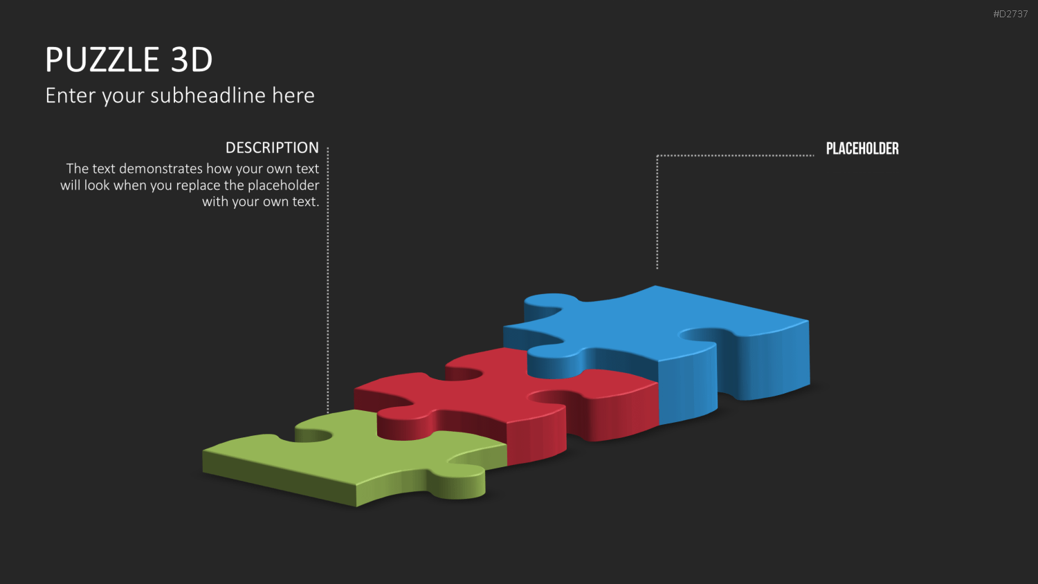 Puzzle - Toolbox 3D PowerPoint-Vorlage