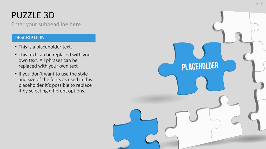 Puzzle - Toolbox 3D PowerPoint-Vorlage