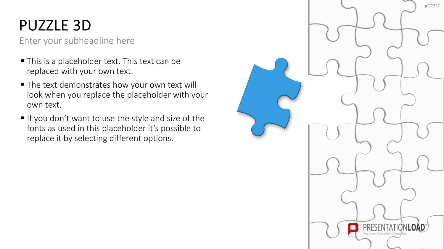 Puzzle - Toolbox 3D PowerPoint-Vorlage