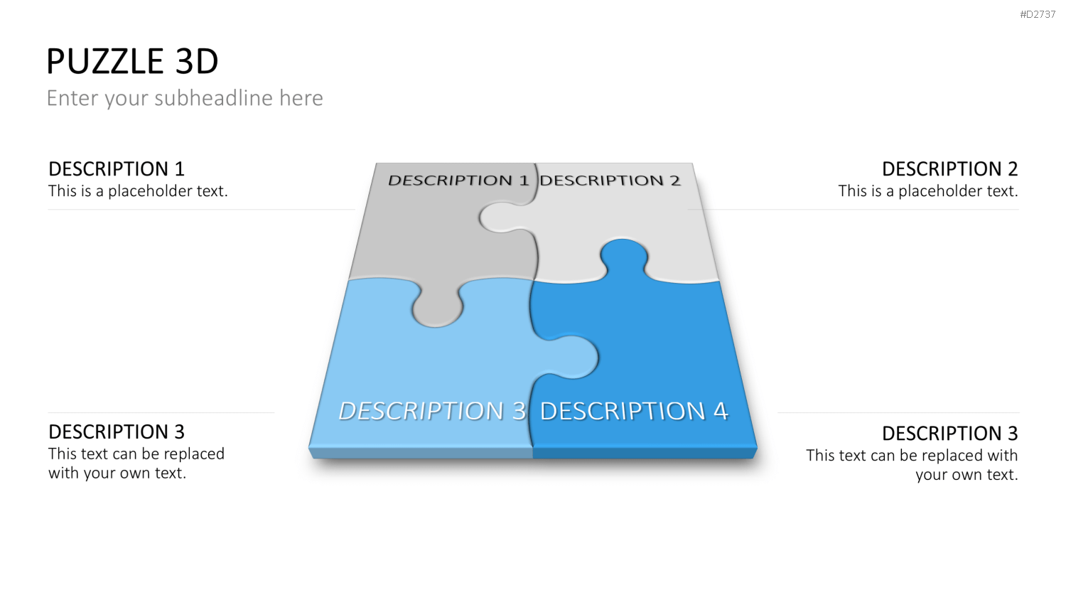 Puzzle - Toolbox 3D PowerPoint-Vorlage