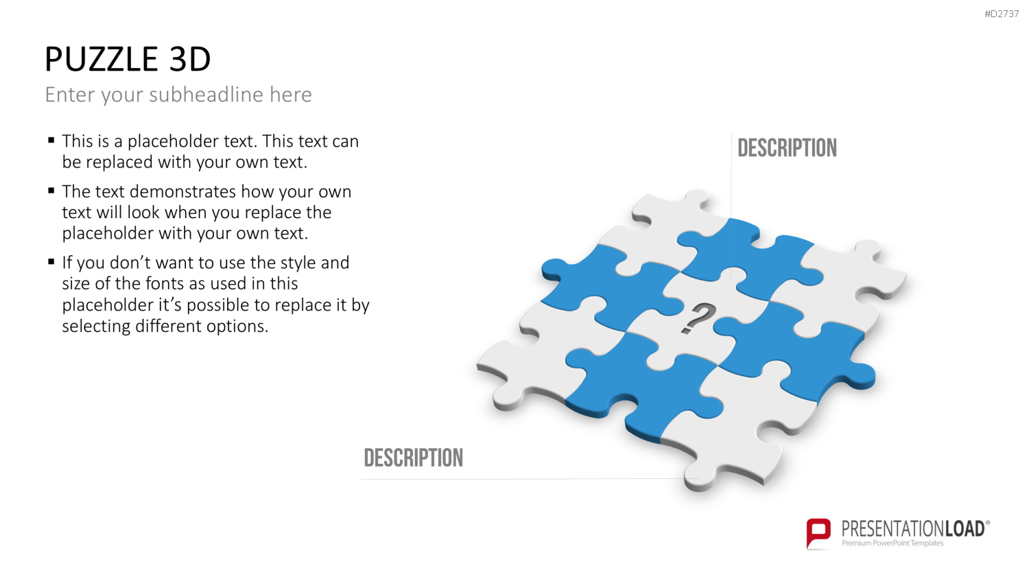 Puzzle - Toolbox 3D PowerPoint-Vorlage