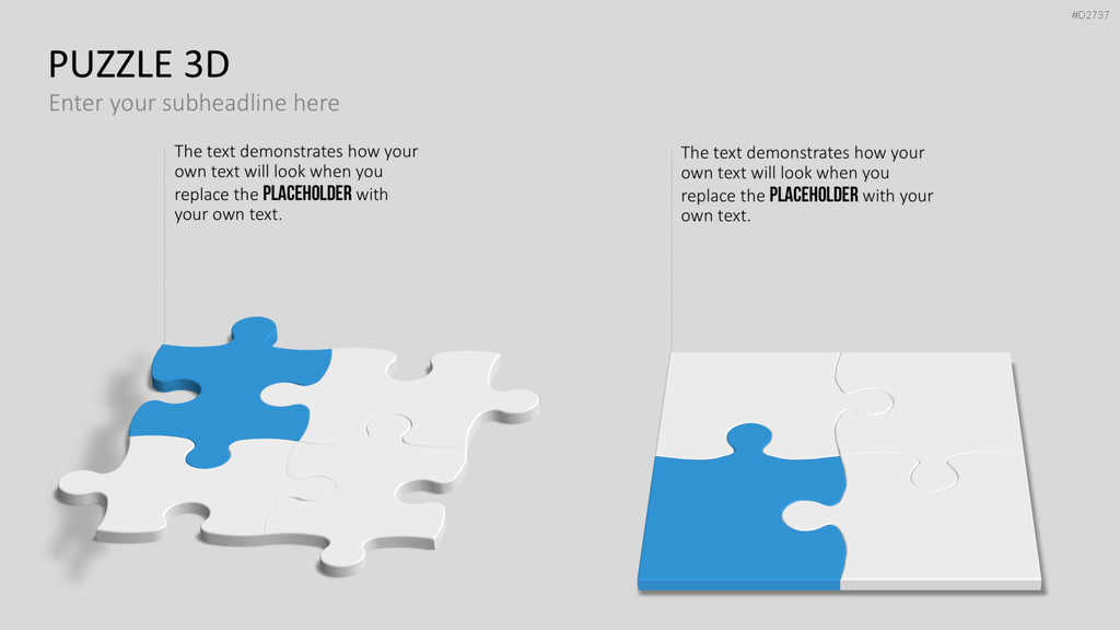 Puzzle - Toolbox 3D PowerPoint-Vorlage