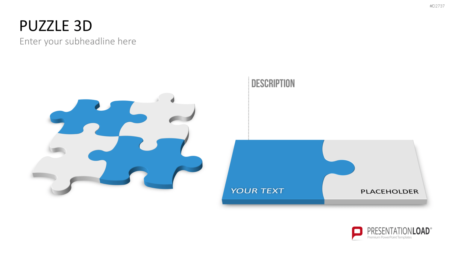 Puzzle - Toolbox 3D PowerPoint-Vorlage