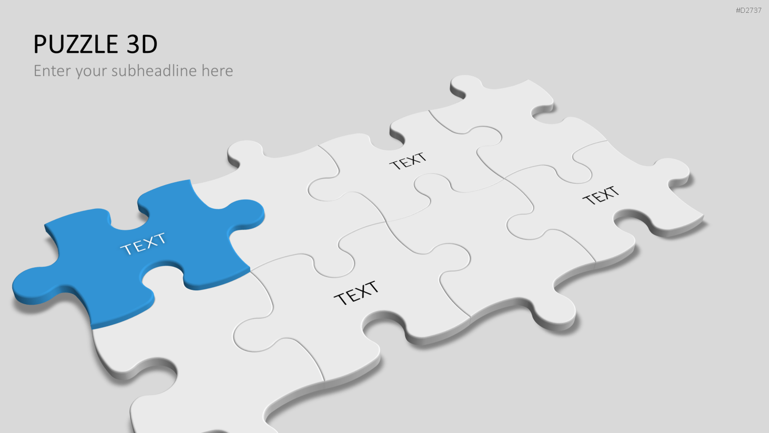Puzzle - Toolbox 3D PowerPoint-Vorlage
