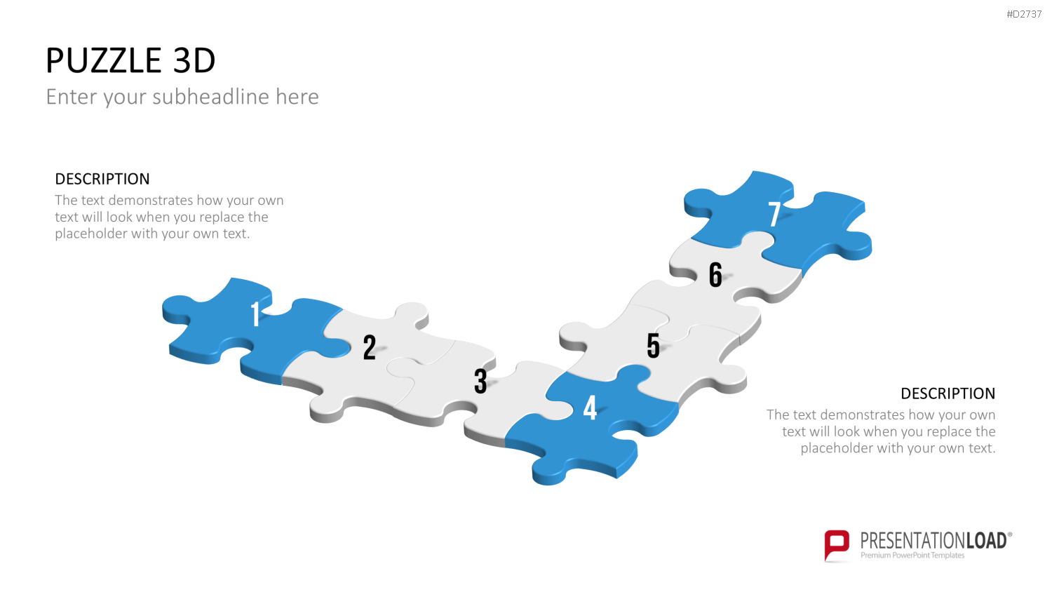 Puzzle - Toolbox 3D PowerPoint-Vorlage