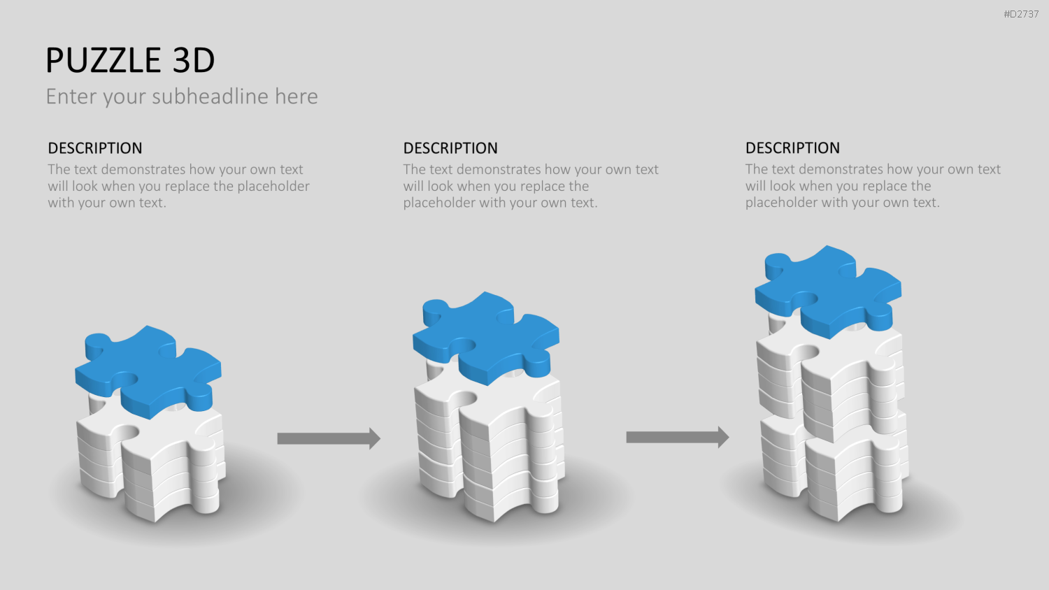 Puzzle - Toolbox 3D PowerPoint-Vorlage