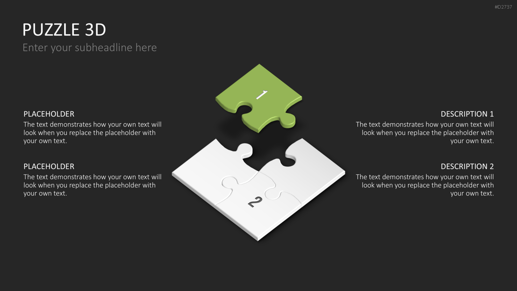 Puzzle - Toolbox 3D PowerPoint-Vorlage