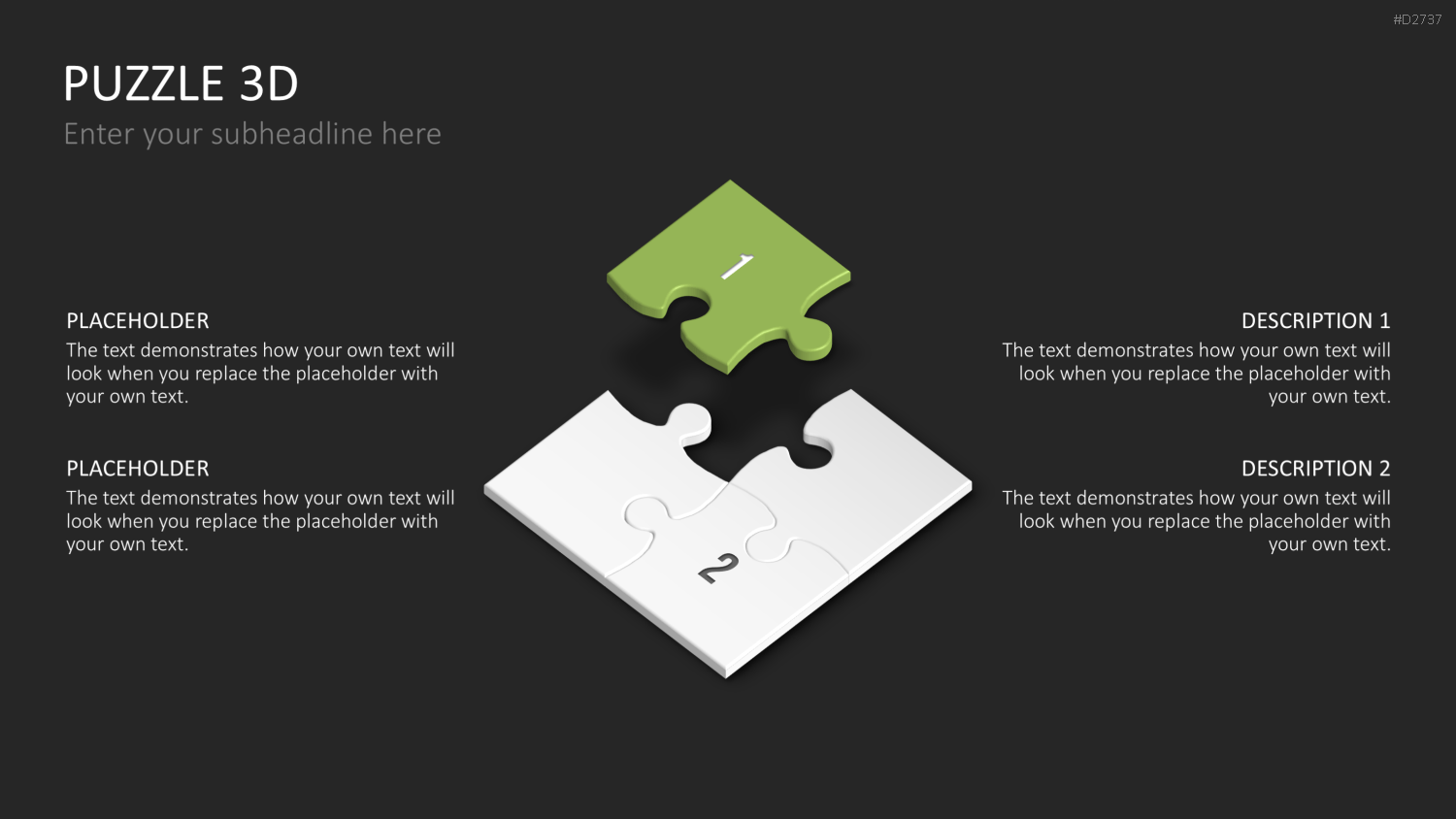 Puzzle - Toolbox 3D PowerPoint-Vorlage