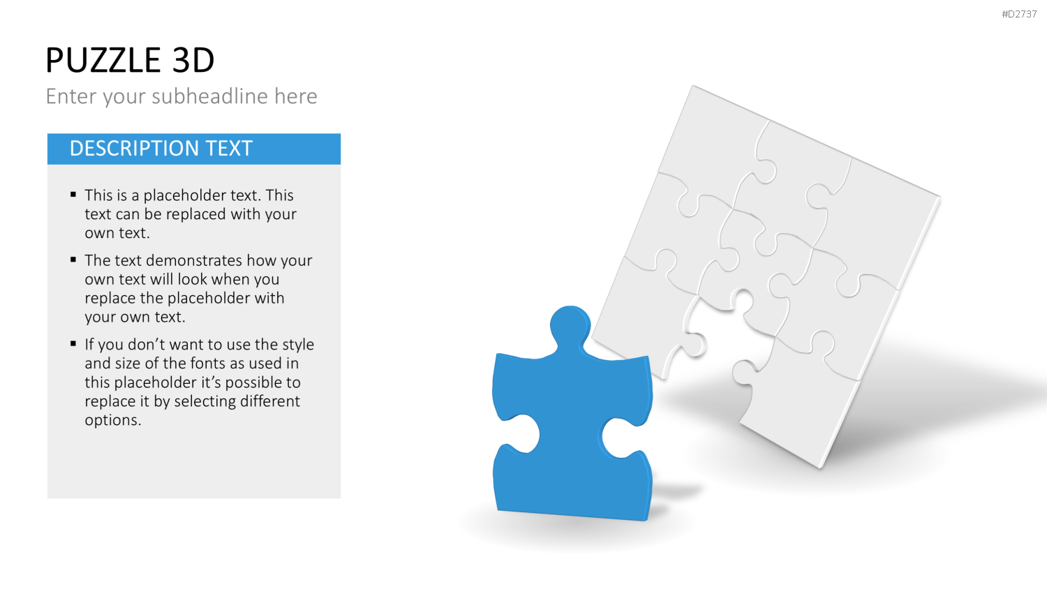 Puzzle - Toolbox 3D PowerPoint-Vorlage