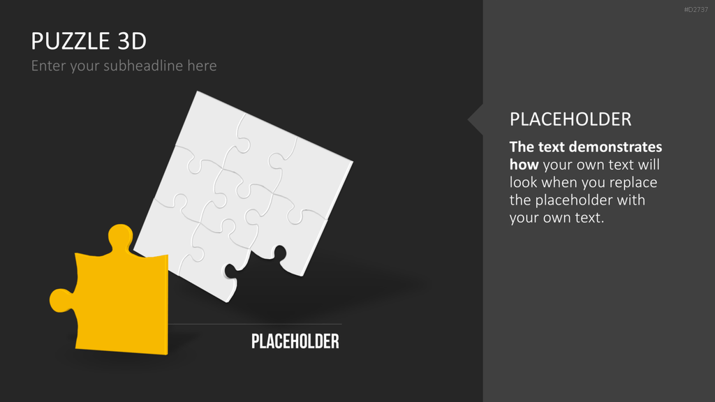 Puzzle - Toolbox 3D PowerPoint-Vorlage