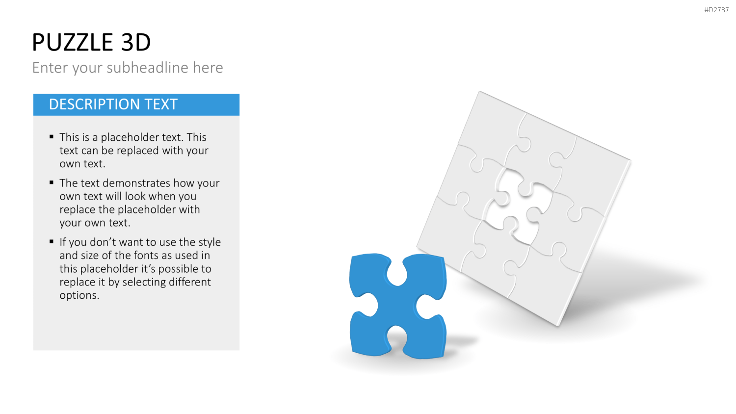 Puzzle - Toolbox 3D PowerPoint-Vorlage