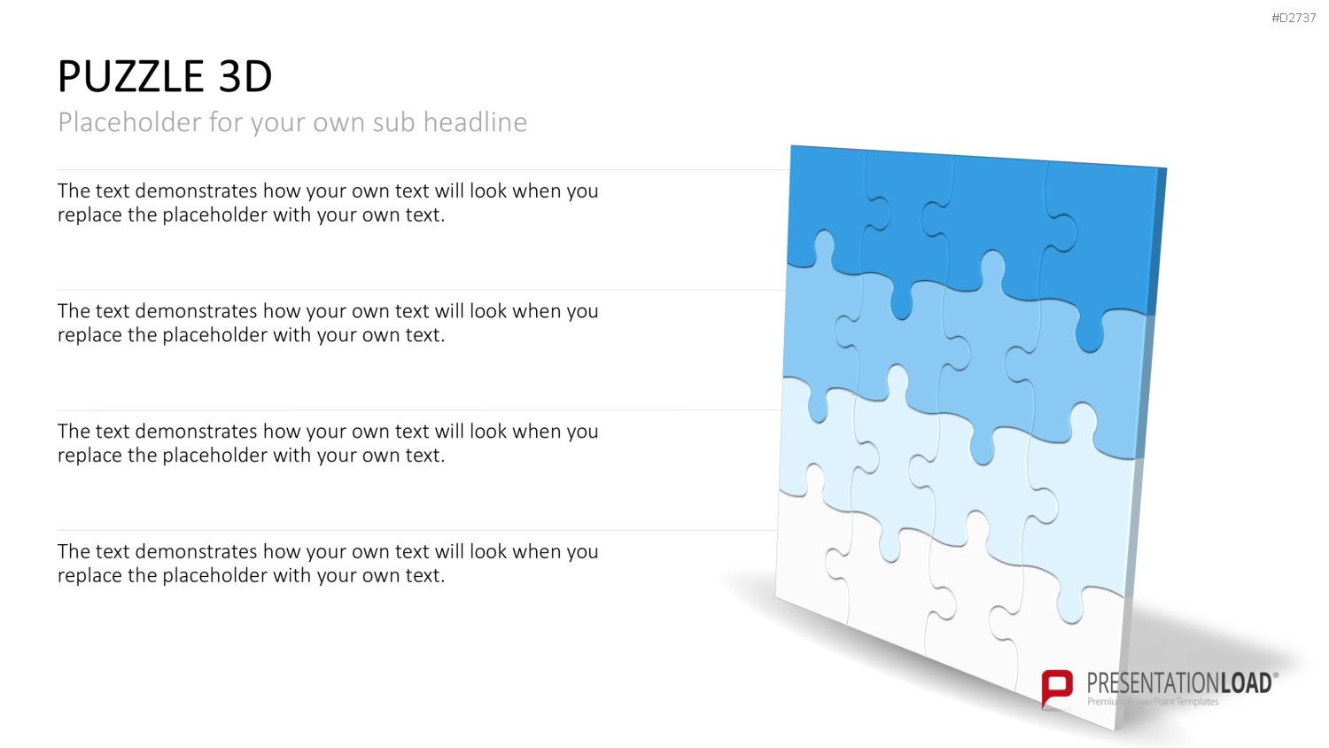 Puzzle - Toolbox 3D PowerPoint-Vorlage