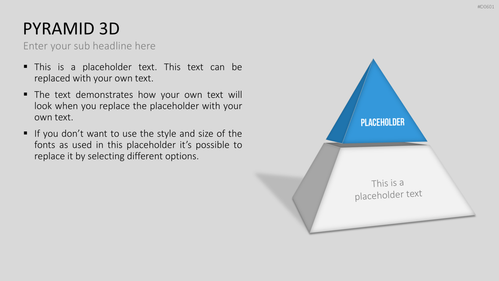 Pyramiden - 3D PowerPoint-Vorlage