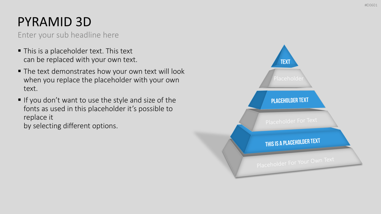 Pyramiden - 3D PowerPoint-Vorlage