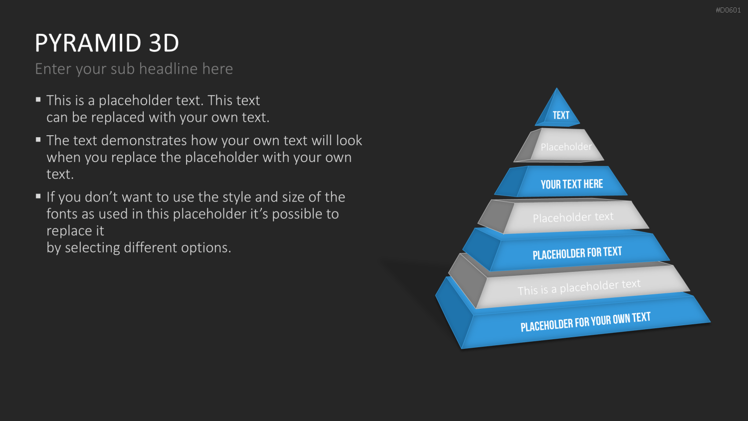 Pyramiden - 3D PowerPoint-Vorlage