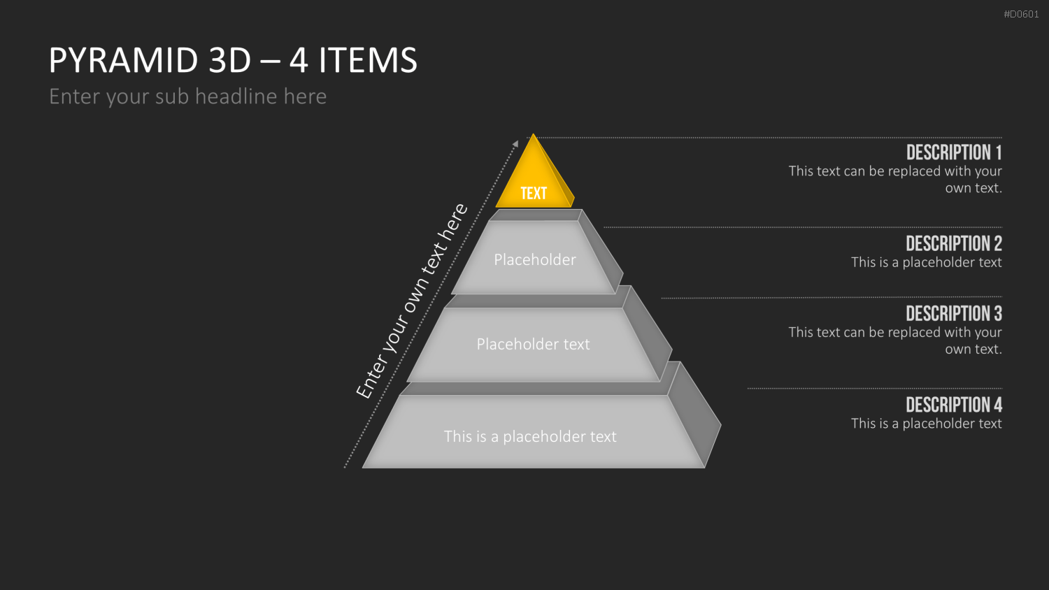 Pyramiden - 3D PowerPoint-Vorlage
