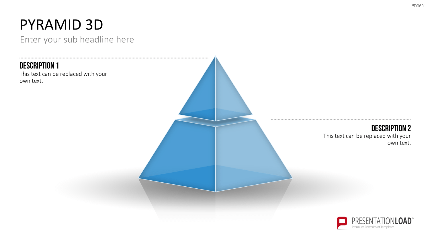 Pyramiden - 3D PowerPoint-Vorlage
