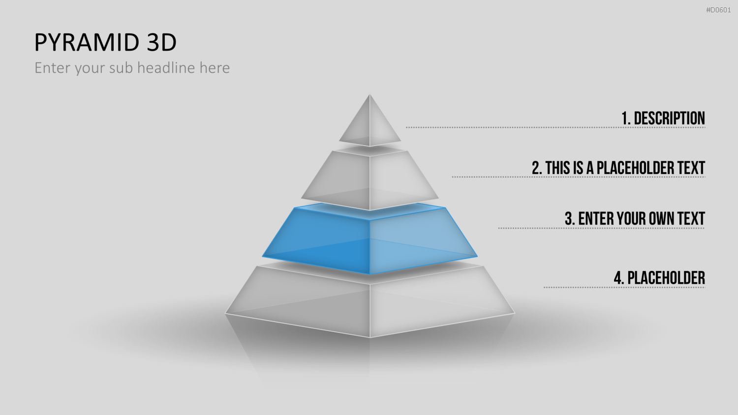 Pyramiden - 3D PowerPoint-Vorlage