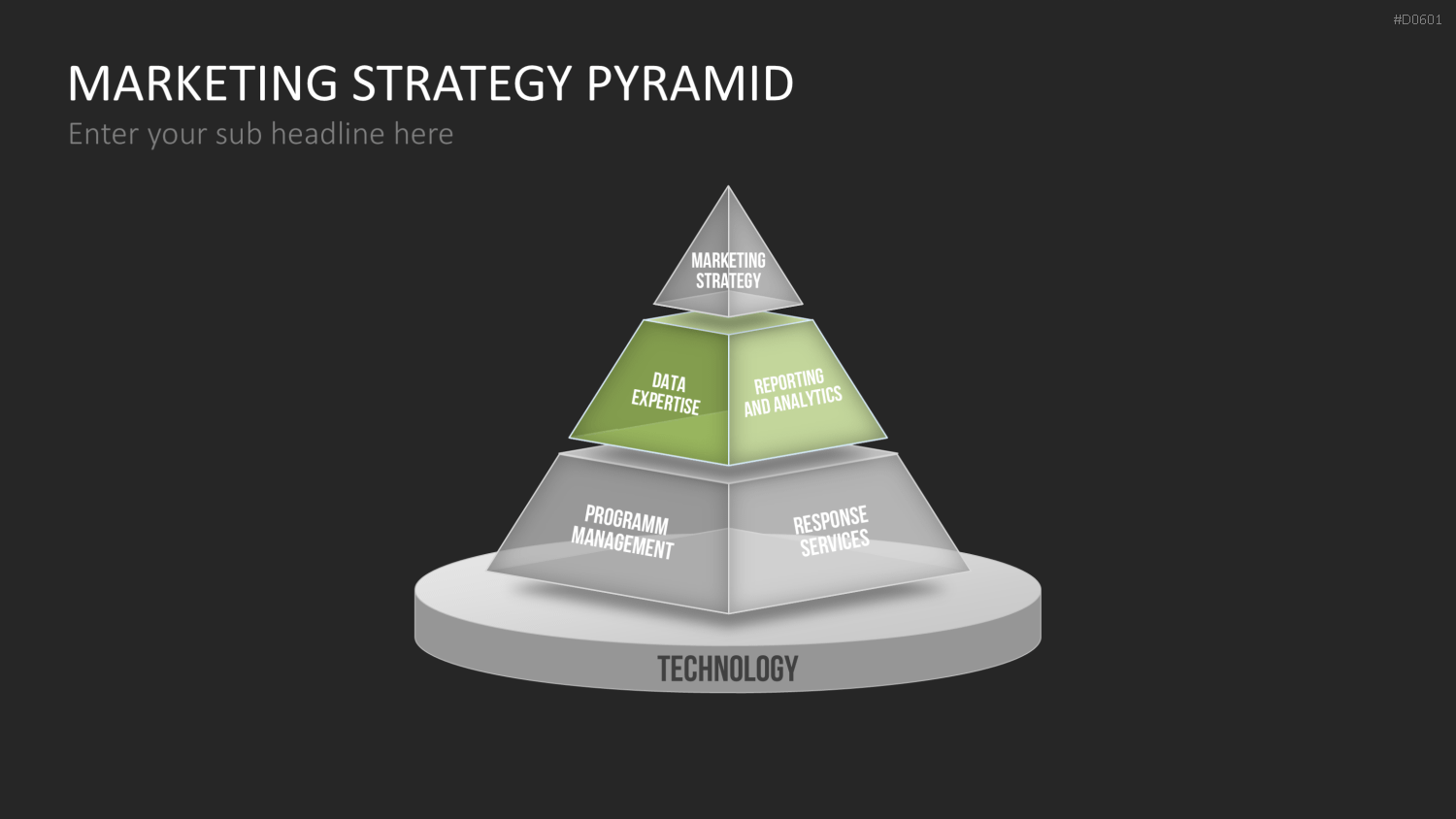 Pyramiden - 3D PowerPoint-Vorlage