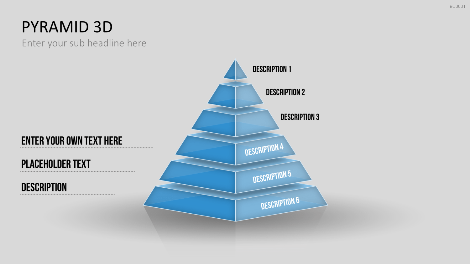 Pyramiden - 3D PowerPoint-Vorlage
