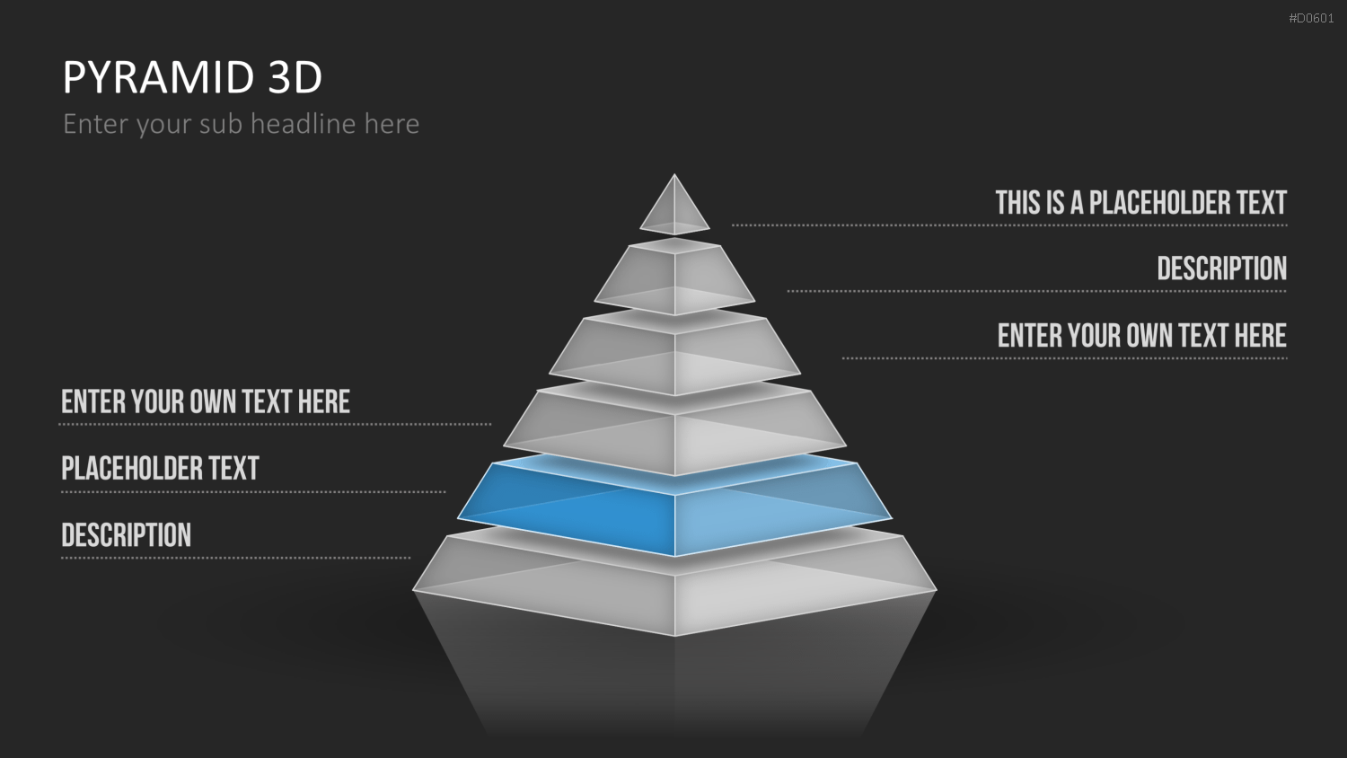 Pyramiden - 3D PowerPoint-Vorlage