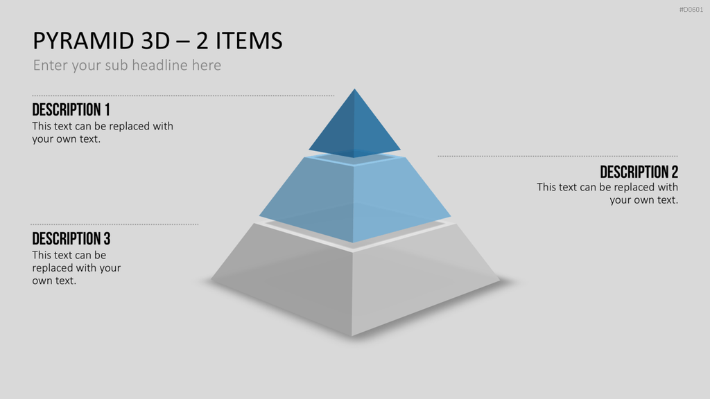 Pyramiden - 3D PowerPoint-Vorlage