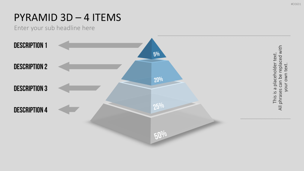 Pyramiden - 3D PowerPoint-Vorlage