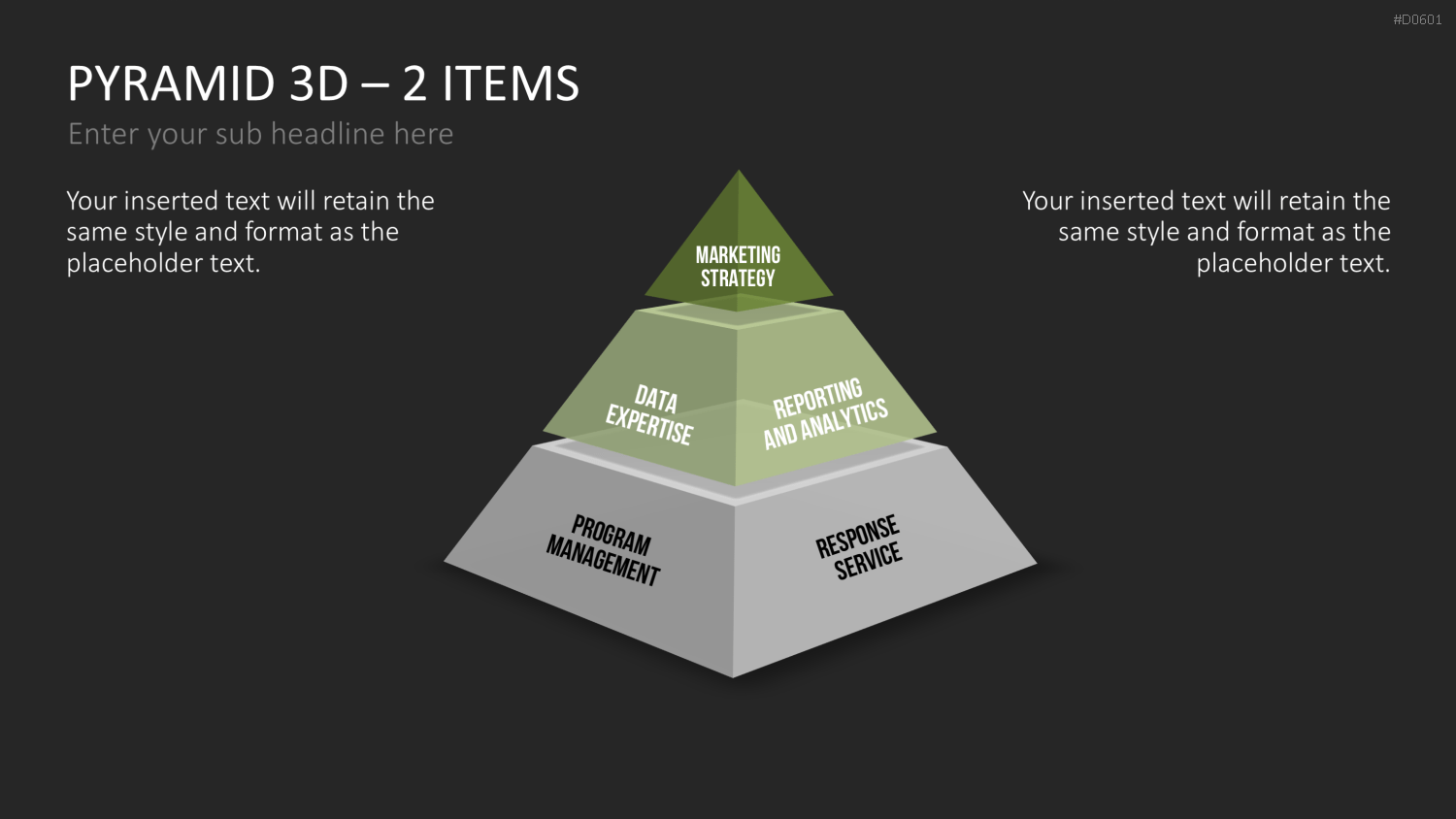 Pyramiden - 3D PowerPoint-Vorlage