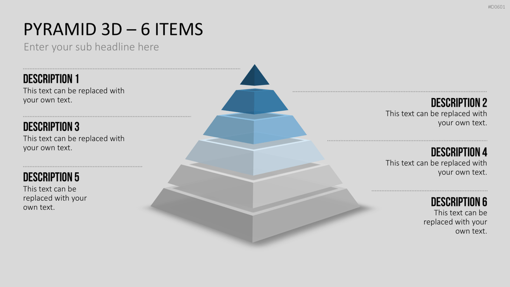 Pyramiden - 3D PowerPoint-Vorlage