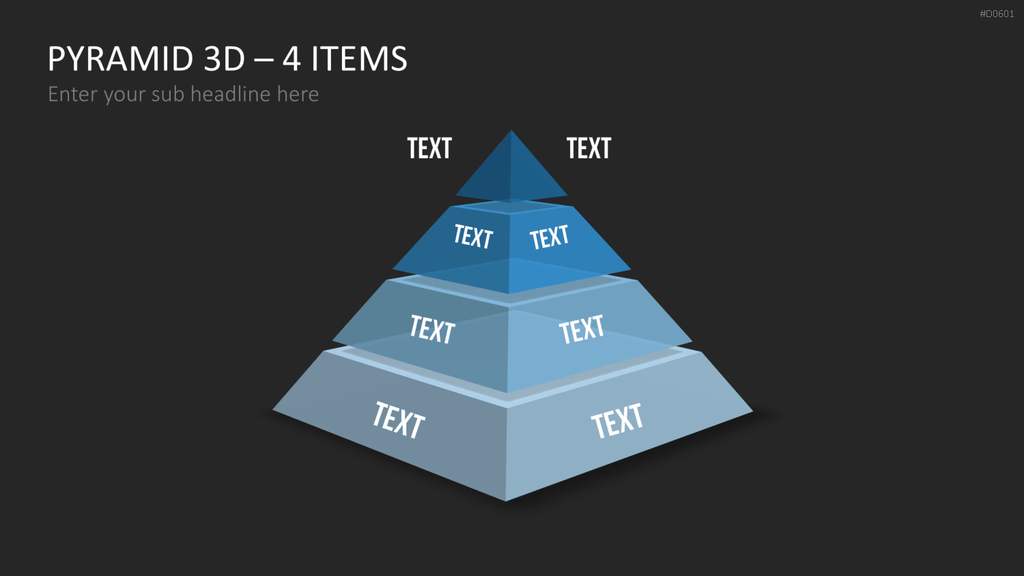 Pyramiden - 3D PowerPoint-Vorlage