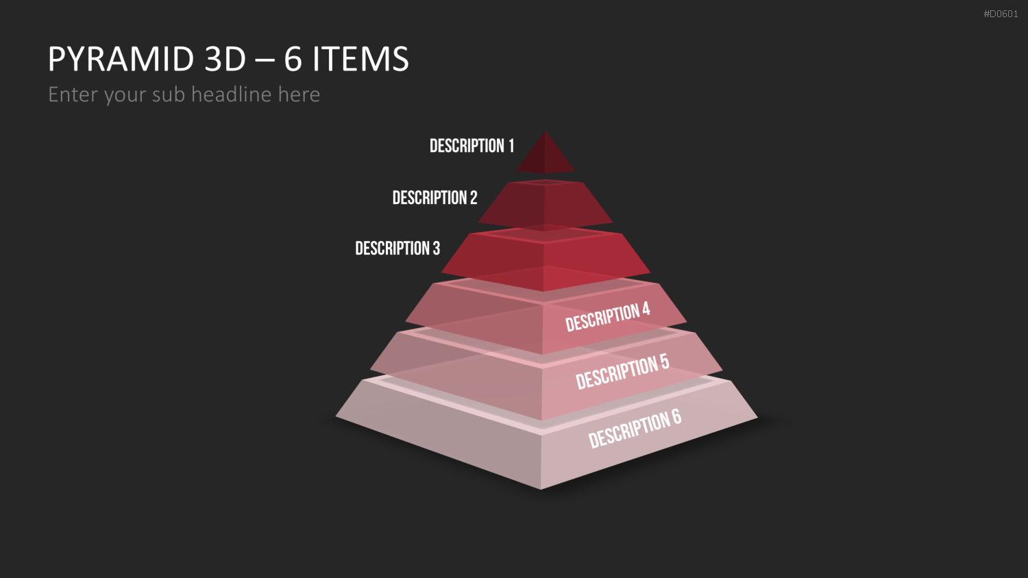 Pyramiden - 3D PowerPoint-Vorlage